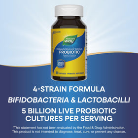 Nature's Way Primadophilus Bifidus Probiotique 90 Capsules en main