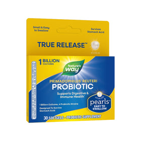 Nature's Way Primadophilus Reuteri perles probiotiques boîte de 30 softgels