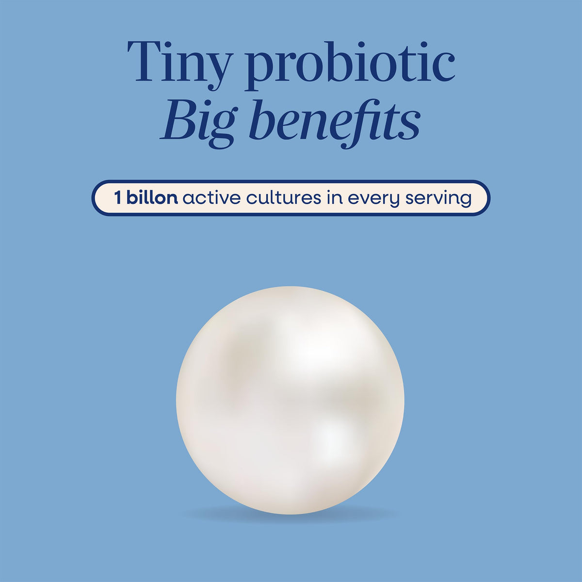 Nature's Way Probiotic Pearls Acidophilus gélule ouverte montrant son contenu