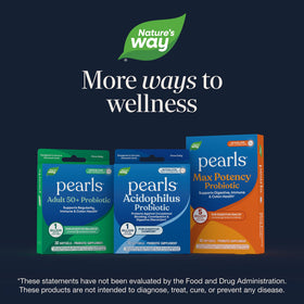 Nature's Way Probiotic Pearls Acidophilus gélules sur un bureau
