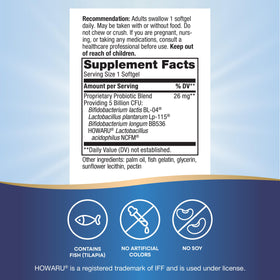 Nature's Way Probiotic Pearls Max Potency softgel in hand