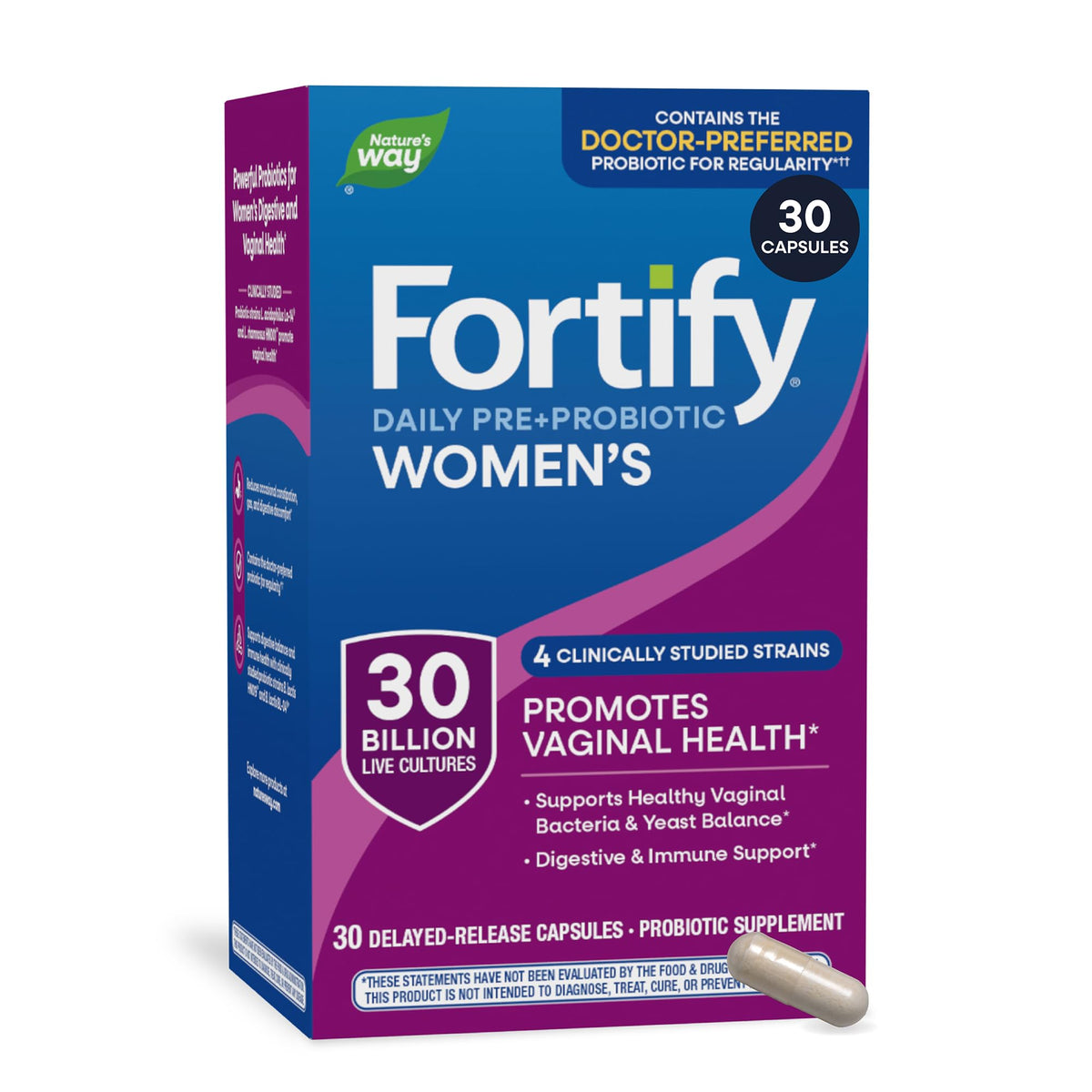Nature's Way Probiotique Femme 30 Milliards CFU gélules avant