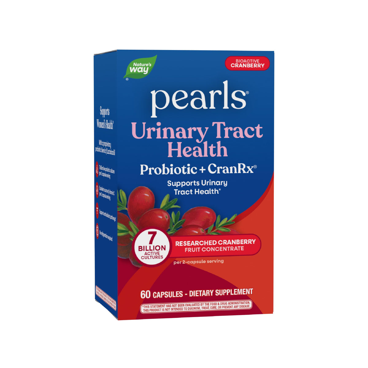 Nature's Way Probiotique Urinaire 60 capsules vue de face