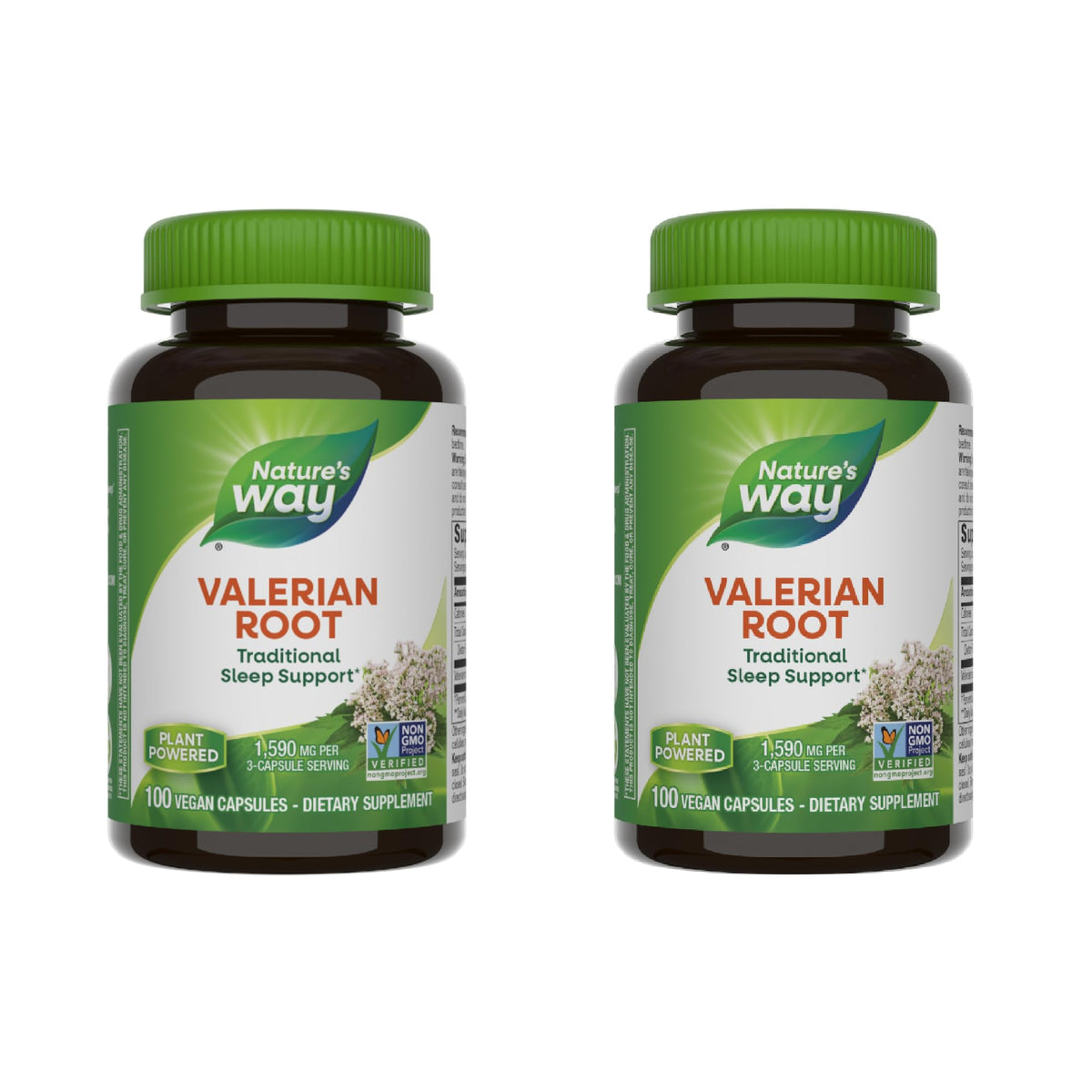 Nature's Way Racine de Valériane 100 capsules vue avant
