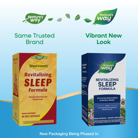 Nature's Way Revitalizing Sleep Formula 90 capsules arrière