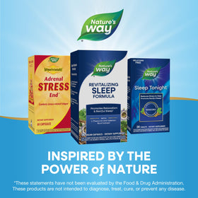Nature's Way Revitalizing Sleep Formula 90 capsules sur une table