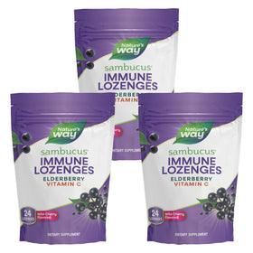 Nature's Way Sambucus Bonbons au Sureau 1000 mg Vitamine C paquet avant