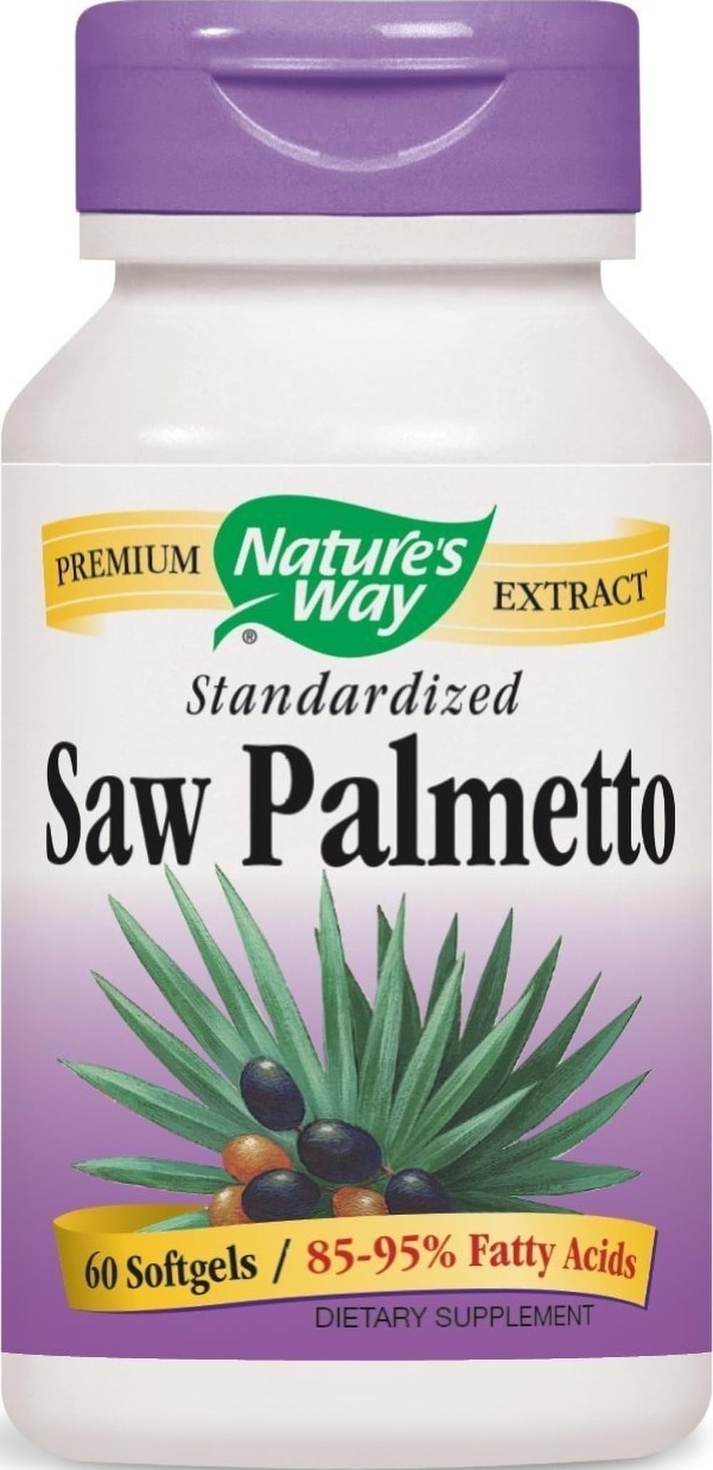 Nature's Way Saw Palmetto 60 gélules softgels vue avant
