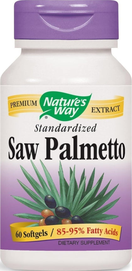 Nature's Way Saw Palmetto 60 gélules softgels vue avant