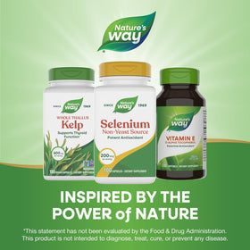 Nature's Way Sélénium L-Sélénométhionine avec d'autres produits de santé
