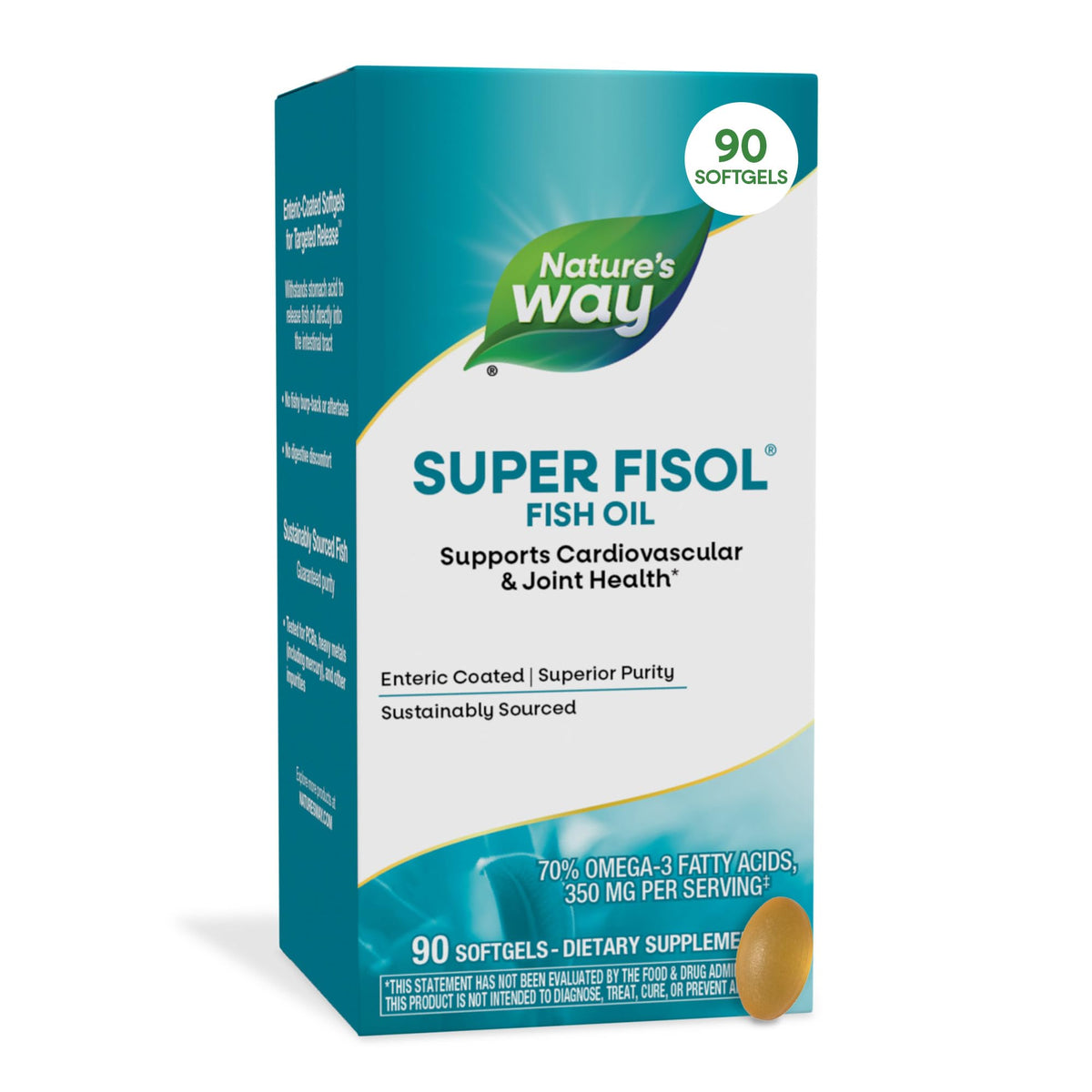 Nature's Way Super Fisol Gélules Huile de Poisson 90 unités