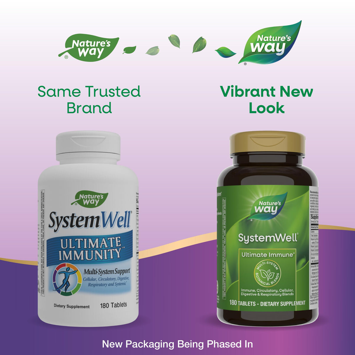 Nature's Way Système Bien-Être comprimés avec étiquette