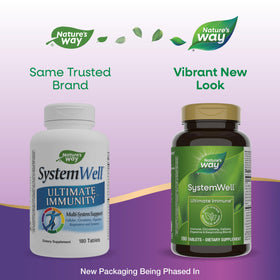 Nature's Way Système Bien-Être comprimés avec étiquette