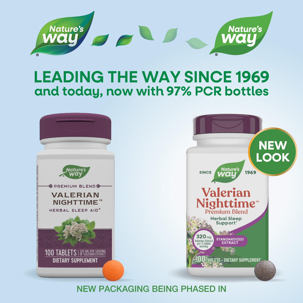 Nature's Way Valerian emballage et informations sur le produit