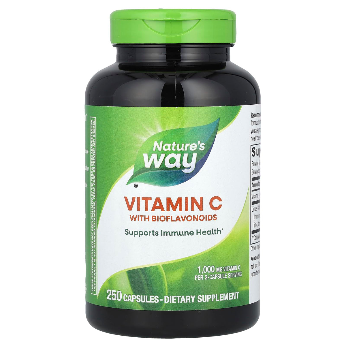 Nature's Way Vitamine C 250 capsules vue de face