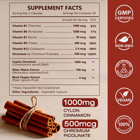 NATURE TARGET Cannelle de Ceylan emballage et capsules