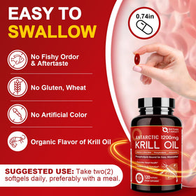 NATURE TARGET Huile de Krill 1200mg gélules molles ouvertes