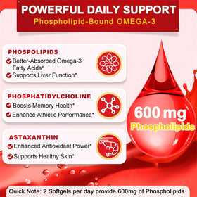 NATURE TARGET Huile de Krill 1200mg gélules molles sur une table