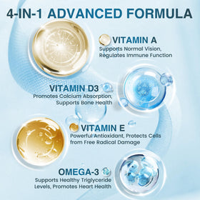 NATURE TARGET Huile de Poisson Omega 3 2000mg boîte arrière
