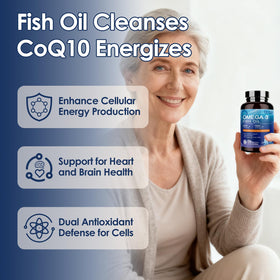 NATURE TARGET Huile de Poisson Omega 3 2000mg gélules dans leur emballage