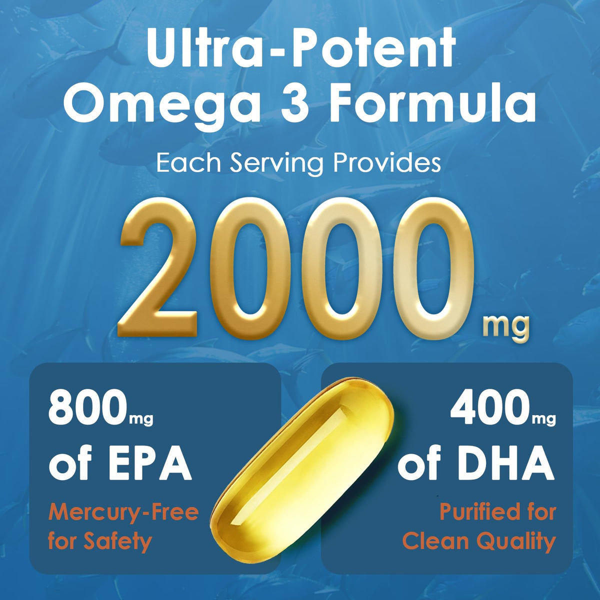 NATURE TARGET Omega 3 Huile de Poisson informations nutritionnelles
