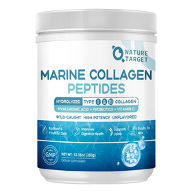 NATURE TARGET Poudre de Collagène Marin 430g vue avant