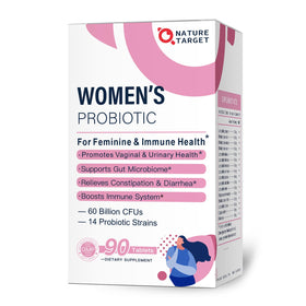 NATURE TARGET Probiotiques pour Femmes 90 comprimés vue de face