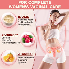 NATURE TARGET Probiotiques Vaginales capsules avec un verre d'eau