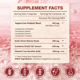 NATURE TARGET Probiotiques Vaginales capsules dans leur emballage