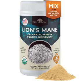 Naturealm Poudre de Mane de Lion Bio 60 Portions vue avant