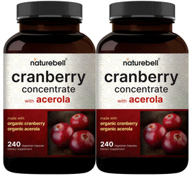 NatureBell 2 Pack de Concentré de Canneberge avec Acerola, vue avant