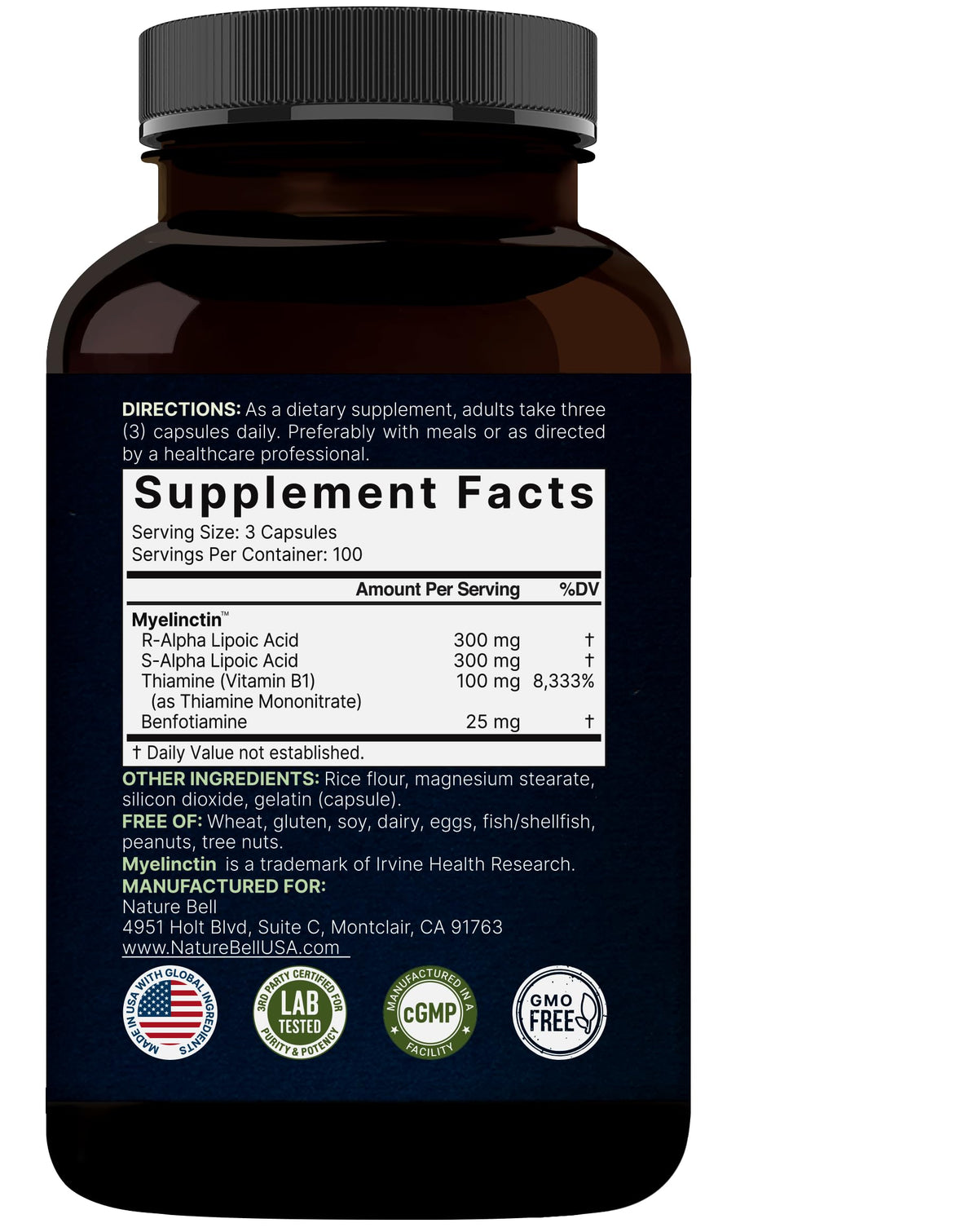 NatureBell Acide Alpha Lipoïque en mode de vie actif