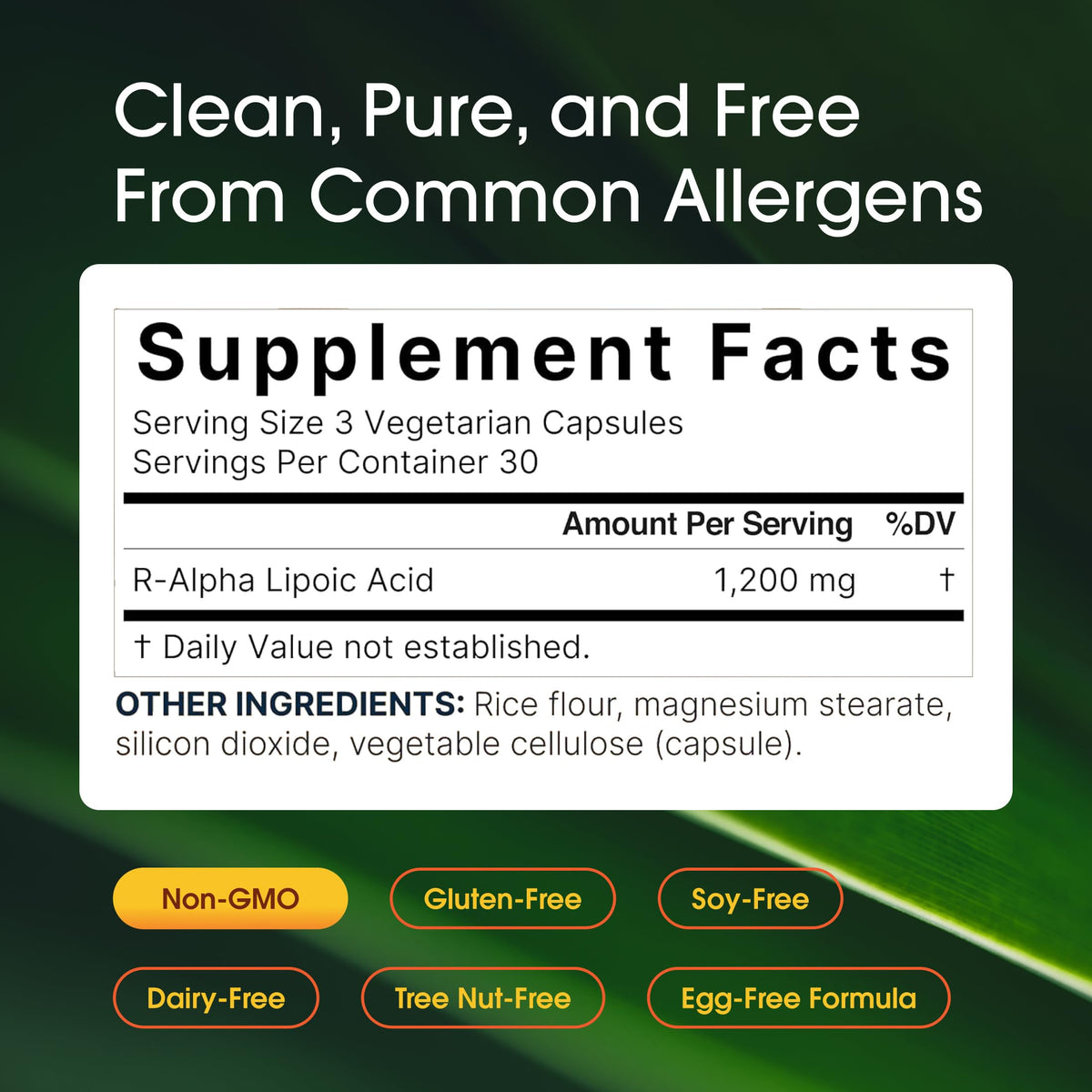 NatureBell Acide Alpha Lipoïque R, capsules à l'intérieur du flacon