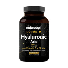 NatureBell Acide Hyaluronique 250mg 240 Capsules vue de face