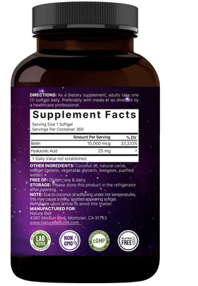 NatureBell Biotine 10 000mcg gélules lifestyle scene