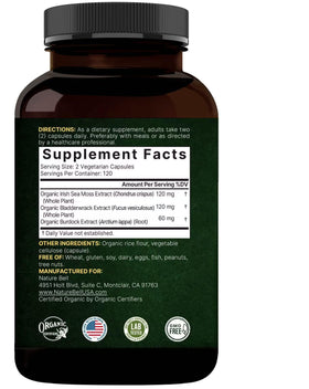 NatureBell capsules végétariennes avec une cuillère doseuse