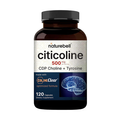 NatureBell Citicoline 500mg capsules front view