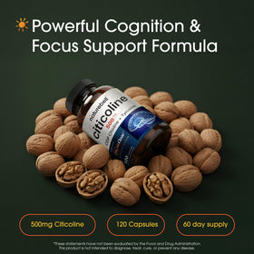 NatureBell Citicoline 500mg packaging side view