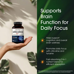 NatureBell Citicoline 500mg product label close-up