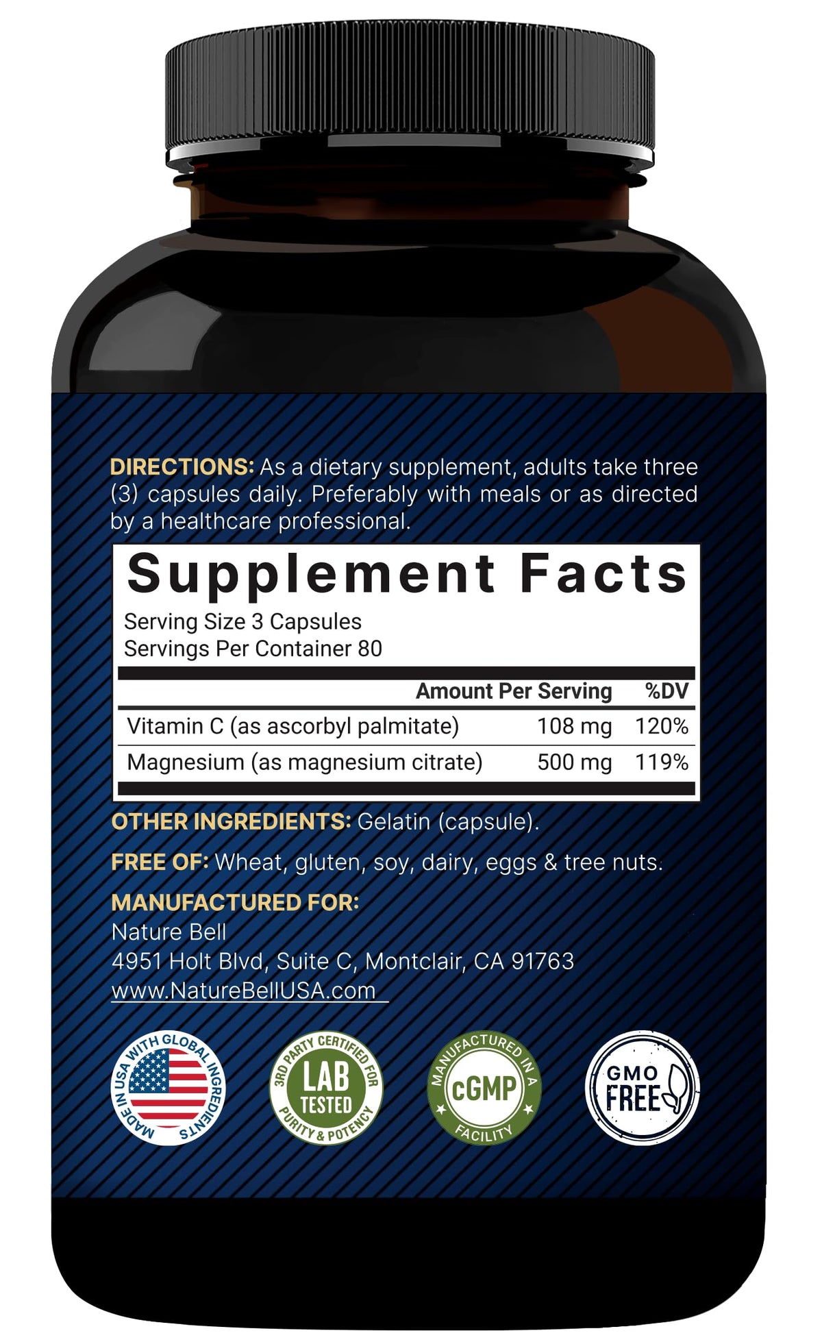 NatureBell Citrate de Magnésium Pur dans un cadre de vie