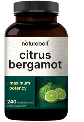 NatureBell Citrus Bergamot 240 capsules végétariennes front view