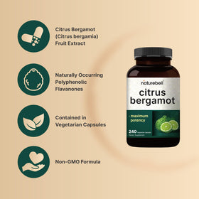NatureBell Citrus Bergamot bottle with label details