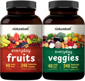 NatureBell complément alimentaire fruits et légumes 480 capsules vue de face