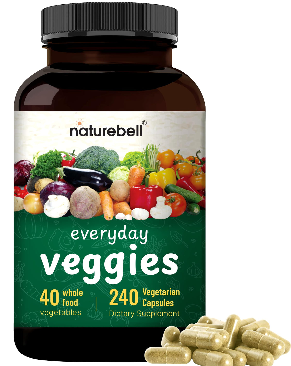 NatureBell complément alimentaire fruits et légumes étiquette et informations