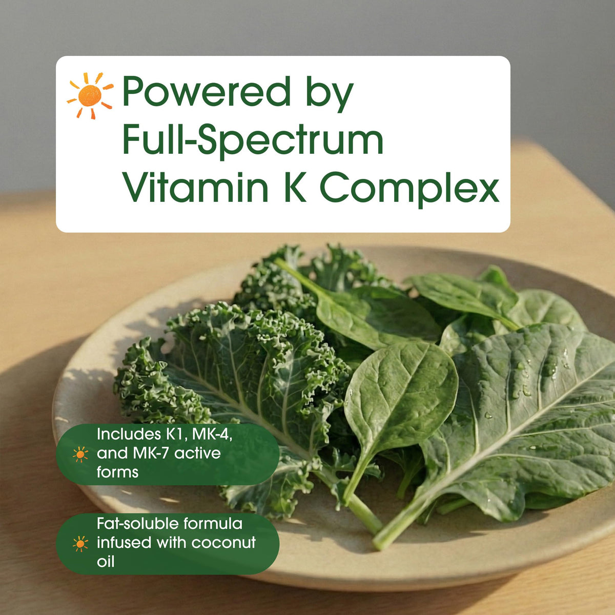 NatureBell Complex de Vitamine K 2 600mcg, vue latérale de l'emballage