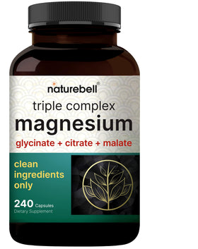NatureBell Complexe de Magnésium Triple 240 capsules avant