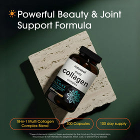 NatureBell Complexe Multi-Collagène 300 capsules avec étiquette