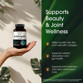NatureBell Complexe Multi-Collagène 300 capsules ouvertes montrant les capsules