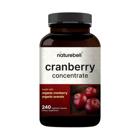 NatureBell Concentré de Canneberge 240 Capsules vue de face