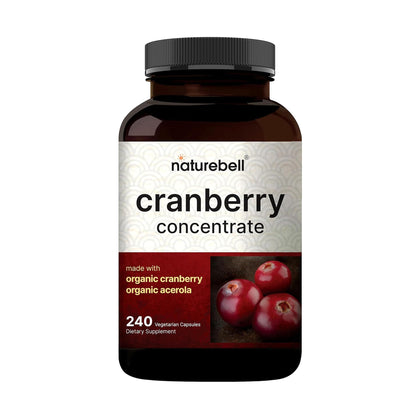 NatureBell Concentré de Canneberge 240 Capsules vue de face